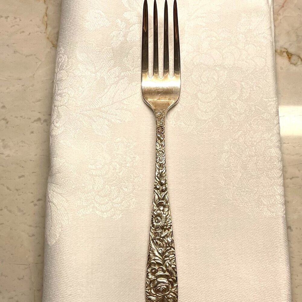 White Linen Napkins, Leaf (Set of 8), Holiday, Dinner, Event, Cocktail Party